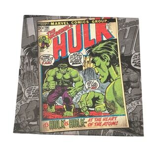 Marvel Comics, The Incredible Hulk, Canvas Wall Hanging Decor 10" x 10"